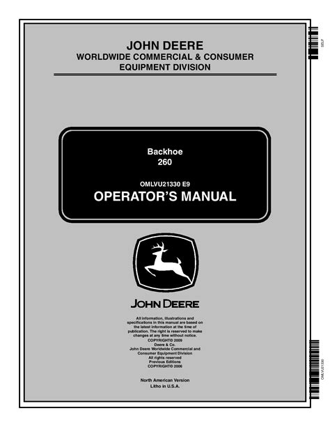 john deere 260 manual